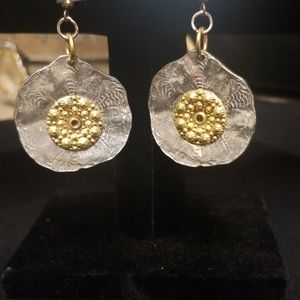 EARRING Metal Native Natural blossom.